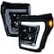 Spec-D Tuning 11-16 Ford F250 Projector Headlights-, 2LHP-F25011G-TM 2LHP-F25011G-TM - alternate 1